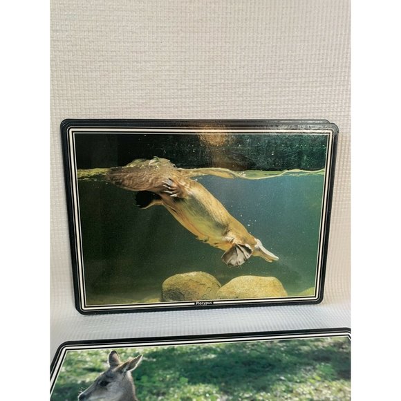 The Australiana Collection boxed Animal placemats Cork backs Set - Picture 7 of 12